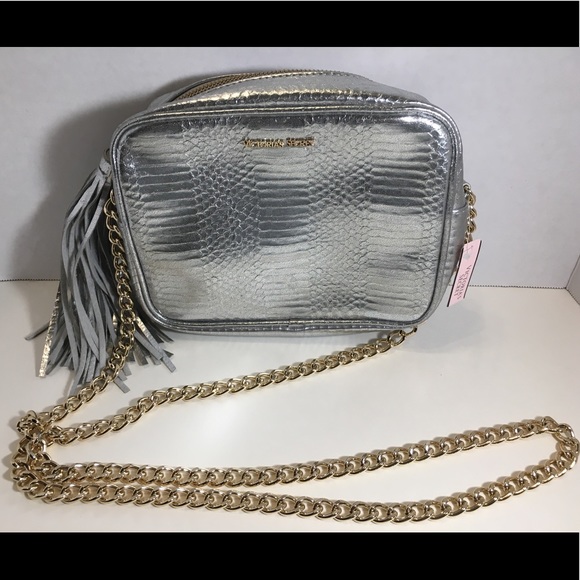 Victoria's Secret Handbags - VS Silver Cross Body Bag